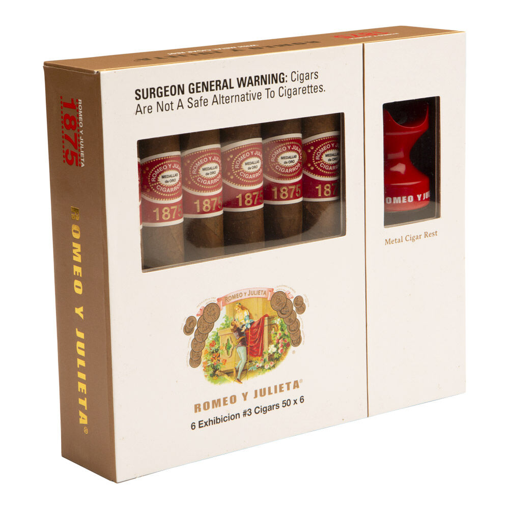 Cigar Samplers - 6ct Romeo Sampler + Cigar Rest